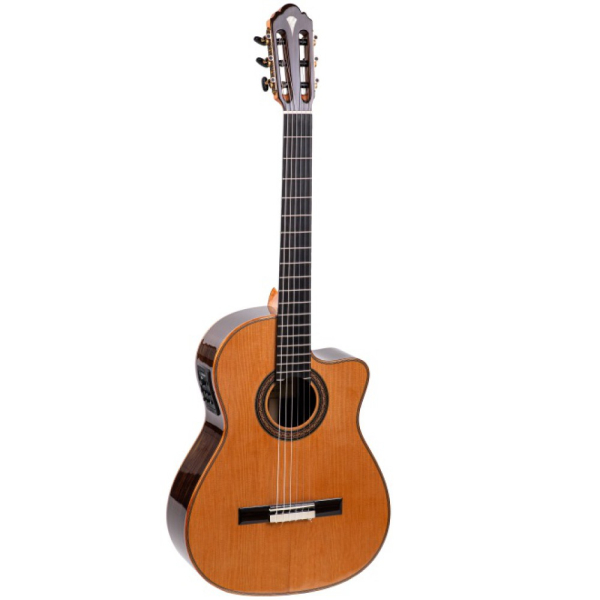 Maravilla M50-CE Crossover, Fichte oder Zeder massiv / Palisander, Pickup / Cutaway